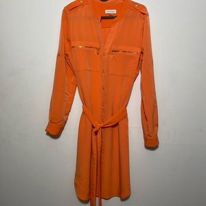 🎉SALE 3/$30🎉 Calvin Klein shirt dress